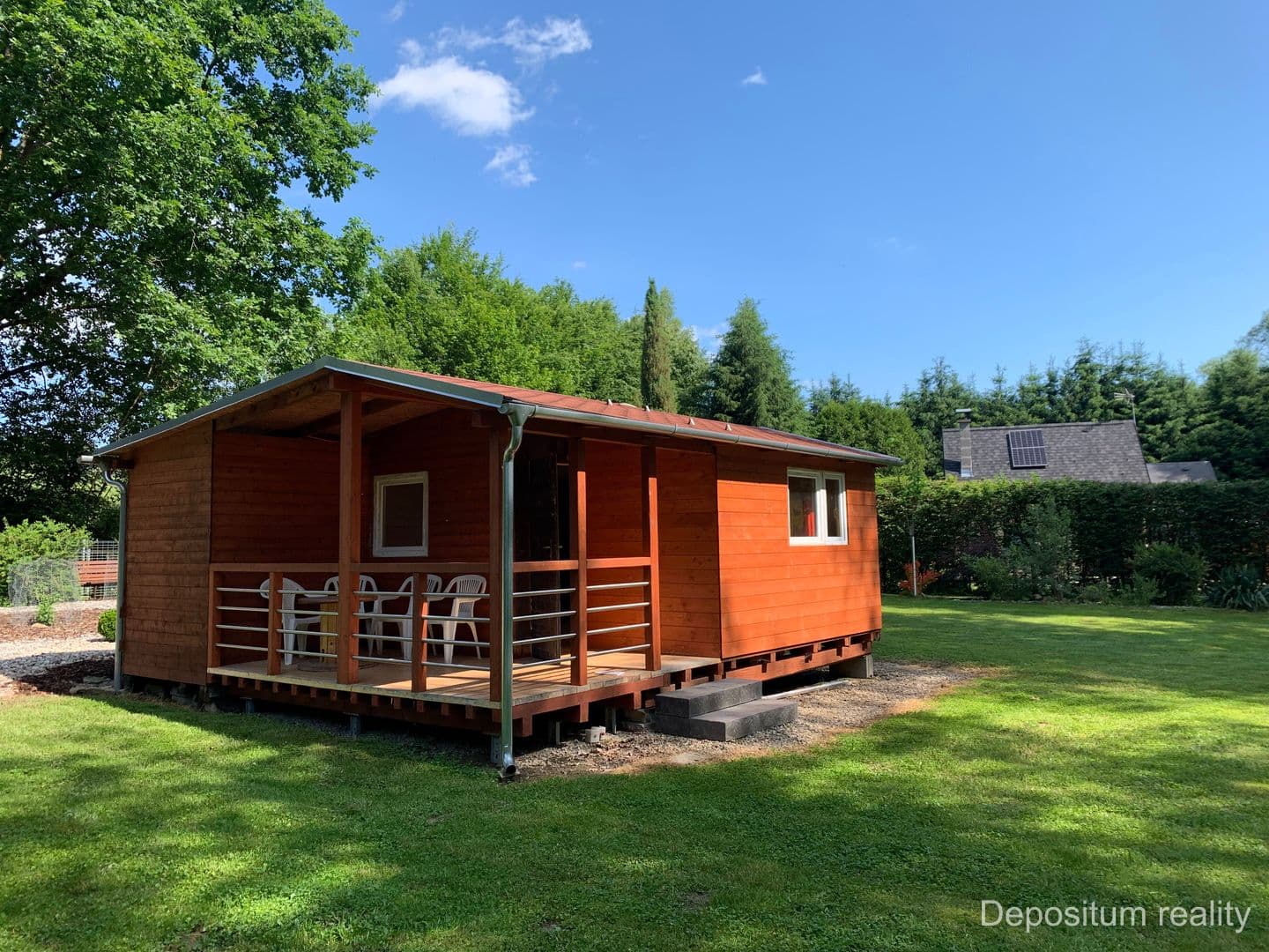 Chata u řeky Blanice