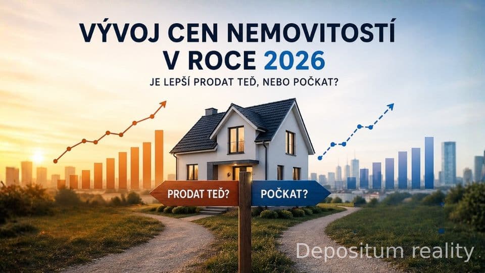 Vývoj cen nemovitostí v roce 2026: Je lepší prodat teď, nebo počkat?