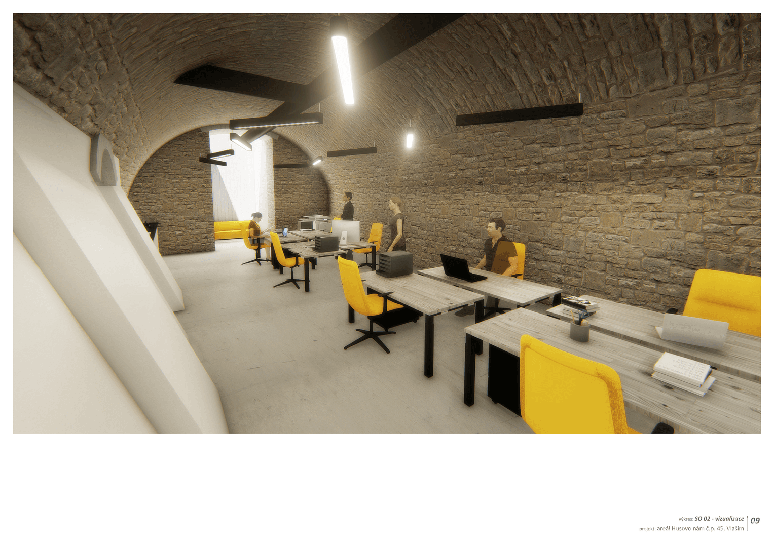 Suterén domu Husovo náměstí