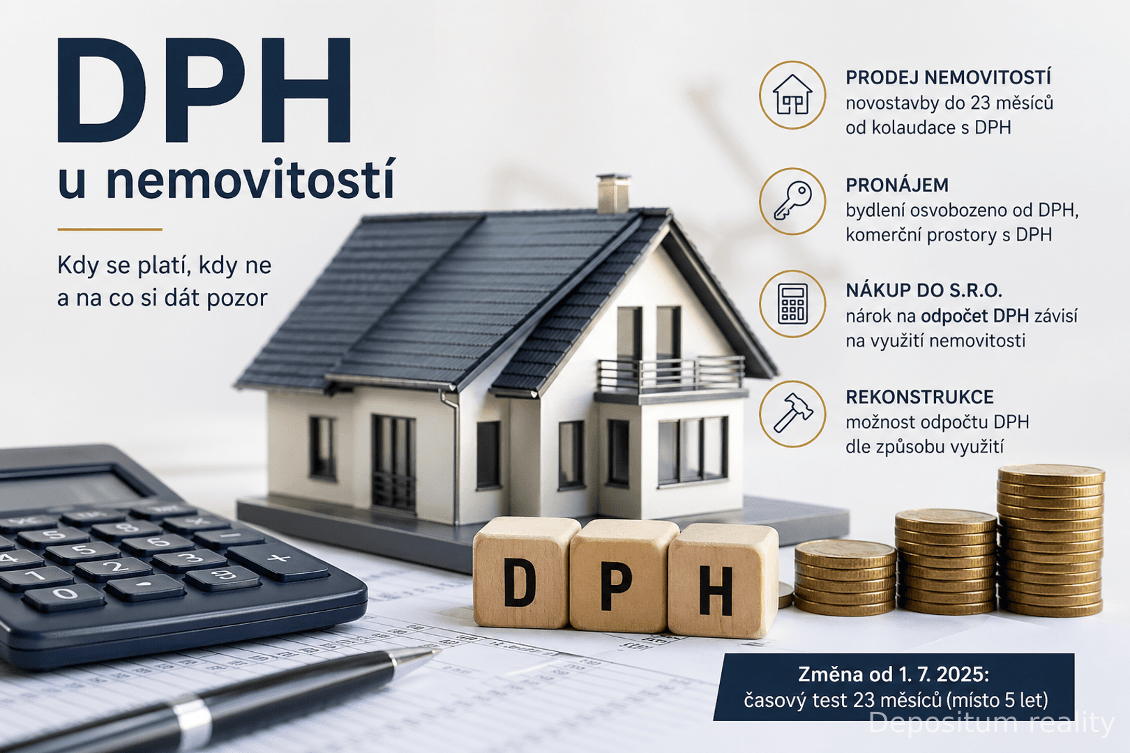 DPH u nemovitostí v Česku: kompletní přehled pro rok 2026