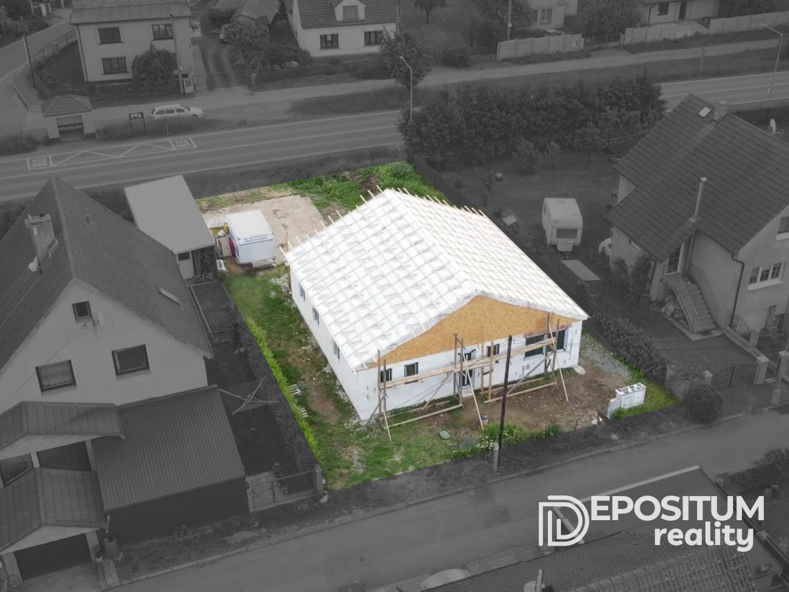 Novostavba bungalovu, Vlašim/Bolina
